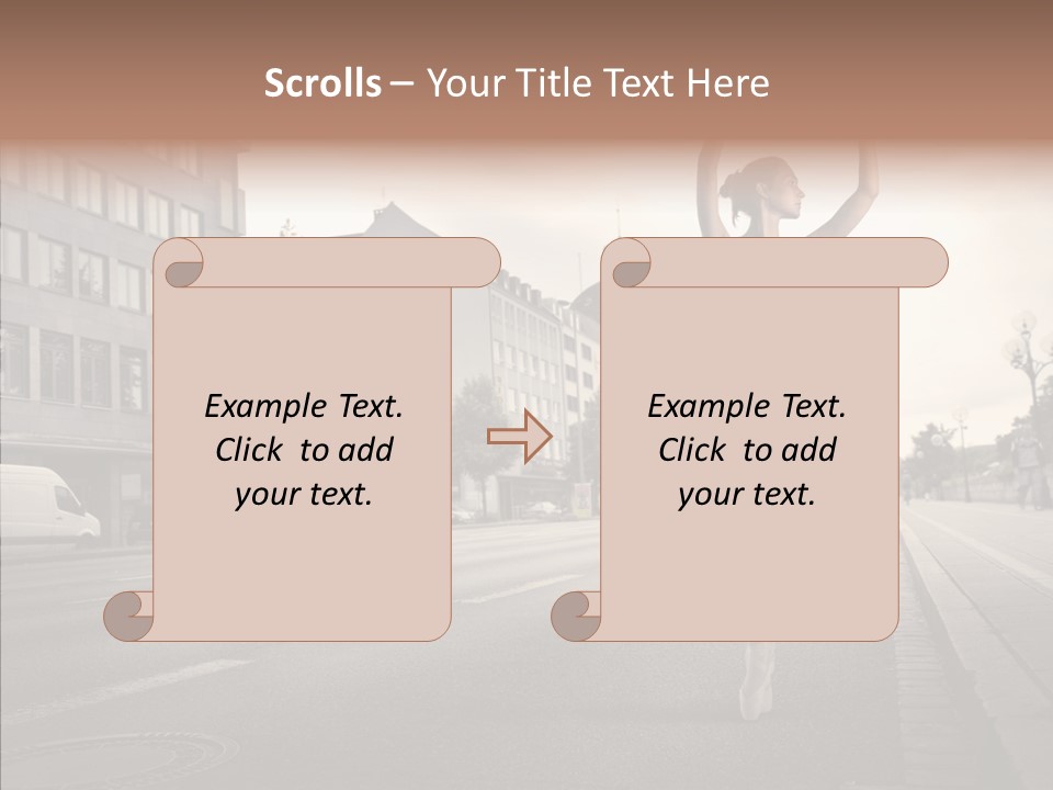 Young Kiss Heart PowerPoint Template