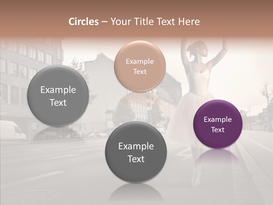 Young Kiss Heart PowerPoint Template