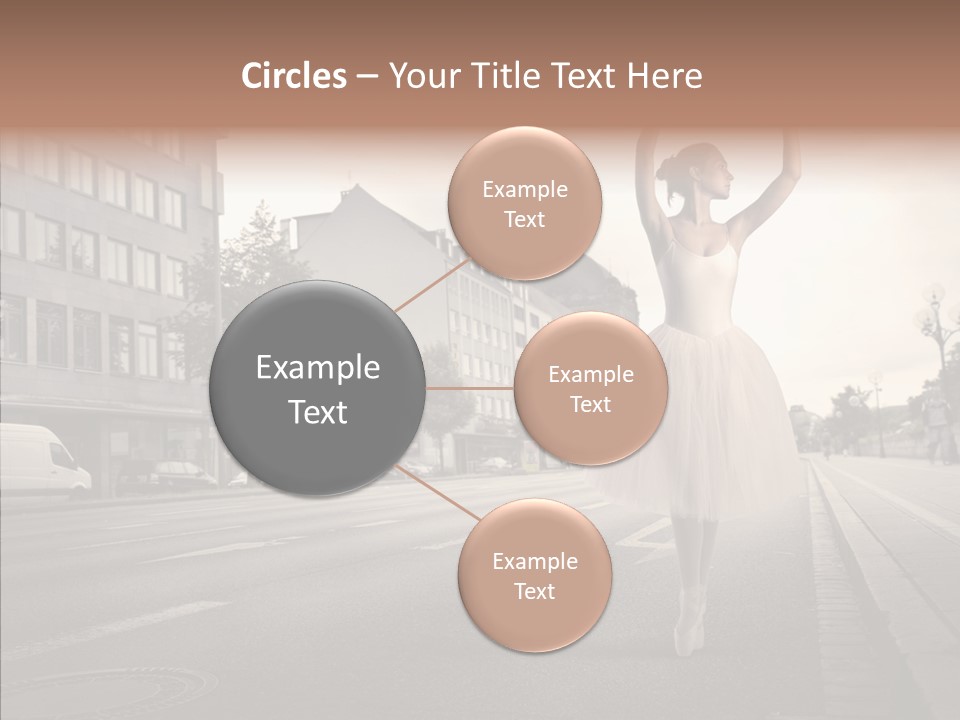 Young Kiss Heart PowerPoint Template