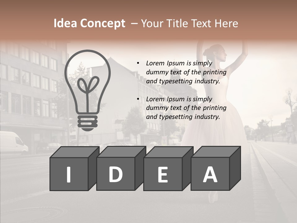 Young Kiss Heart PowerPoint Template