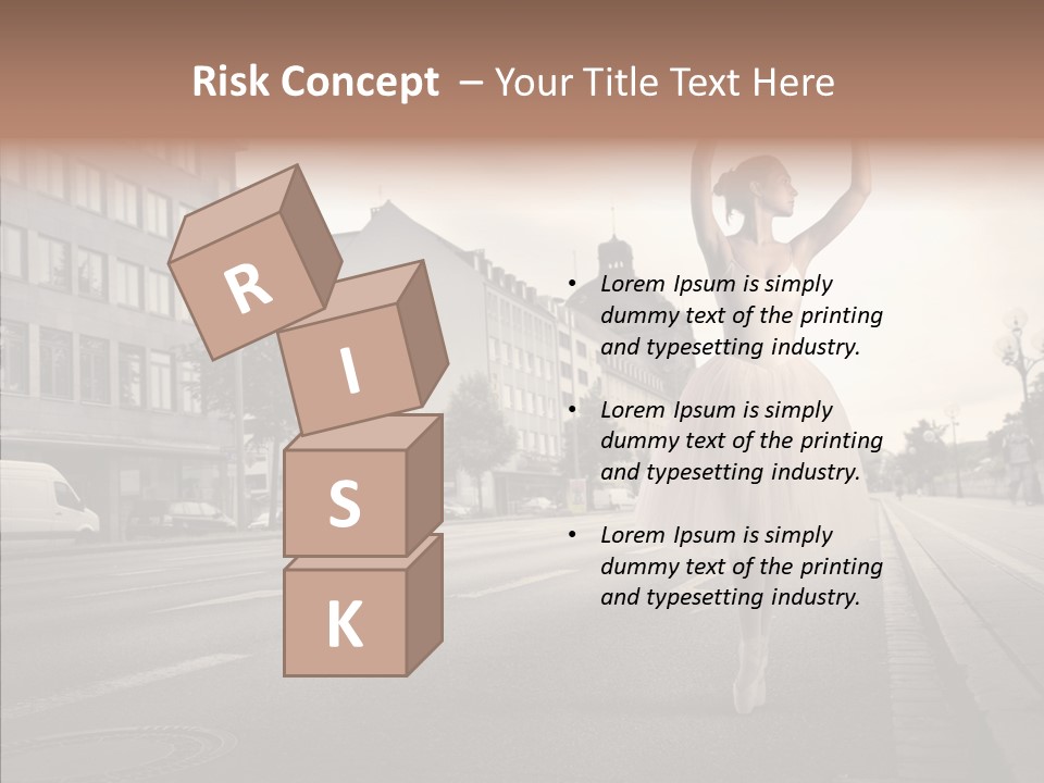 Young Kiss Heart PowerPoint Template