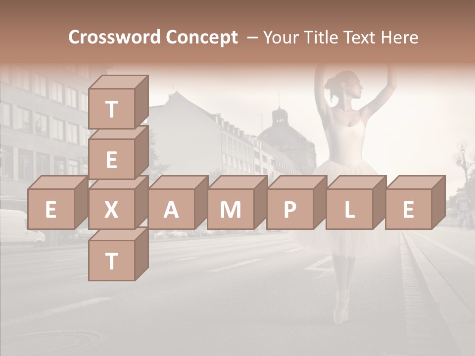 Young Kiss Heart PowerPoint Template