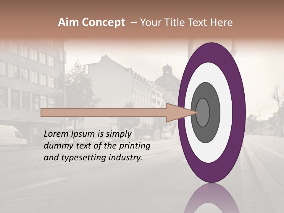 Young Kiss Heart PowerPoint Template