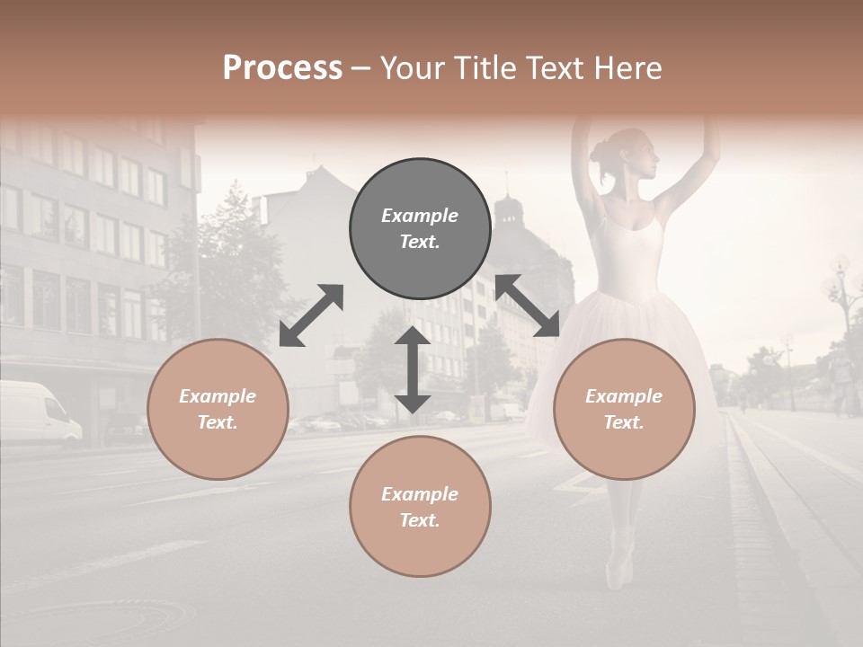Young Kiss Heart PowerPoint Template