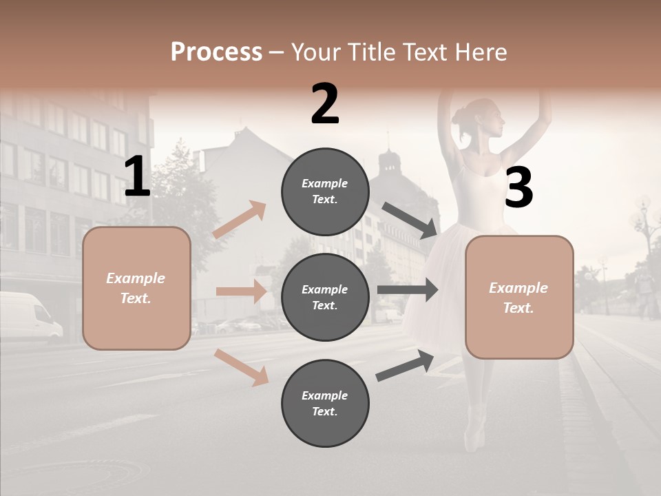 Young Kiss Heart PowerPoint Template