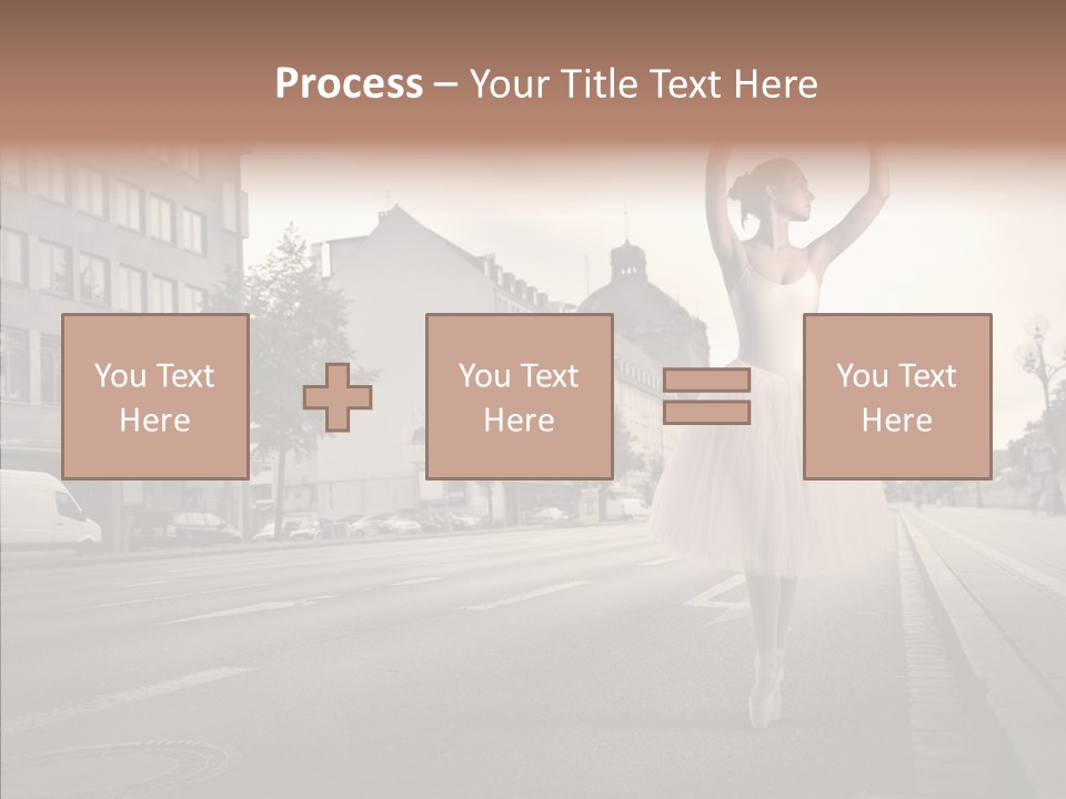 Young Kiss Heart PowerPoint Template