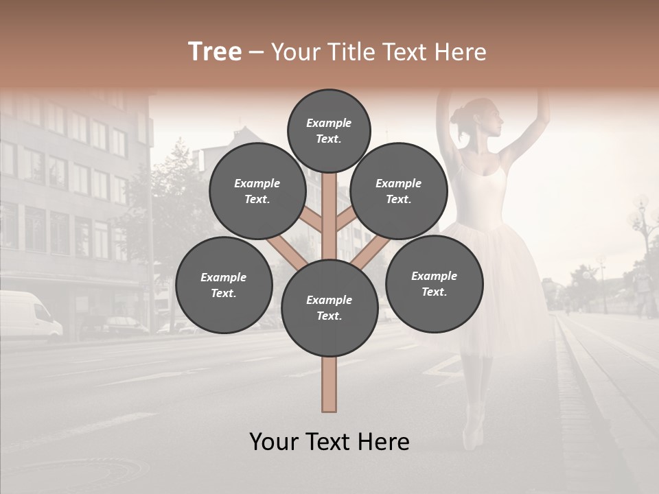 Young Kiss Heart PowerPoint Template