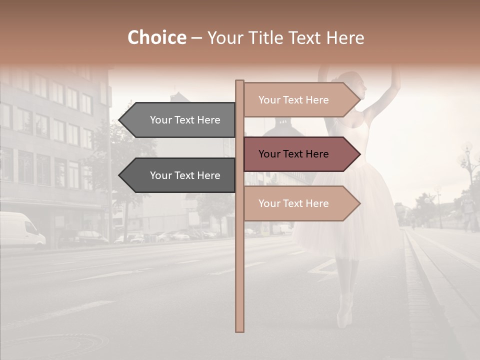 Young Kiss Heart PowerPoint Template