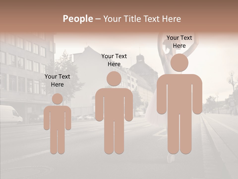 Young Kiss Heart PowerPoint Template