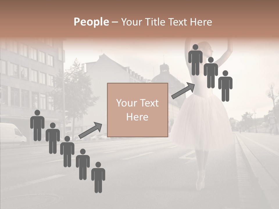 Young Kiss Heart PowerPoint Template