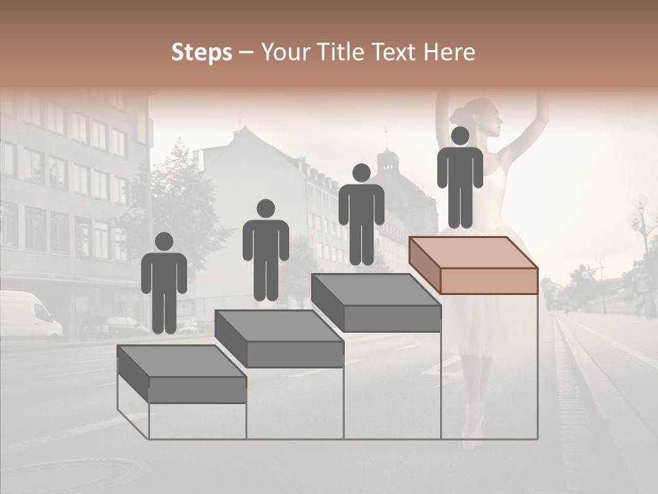 Young Kiss Heart PowerPoint Template