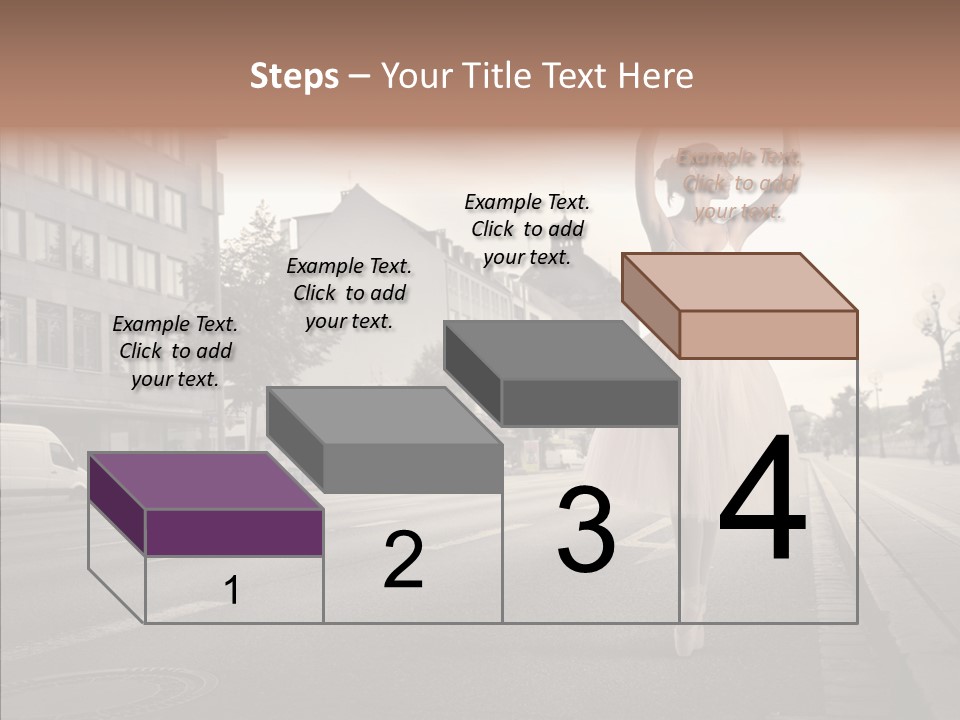 Young Kiss Heart PowerPoint Template