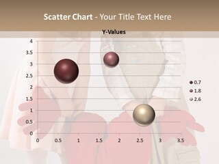 Young Kiss Heart PowerPoint Template