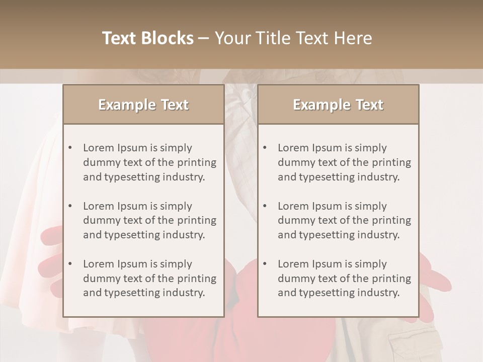 Young Kiss Heart PowerPoint Template