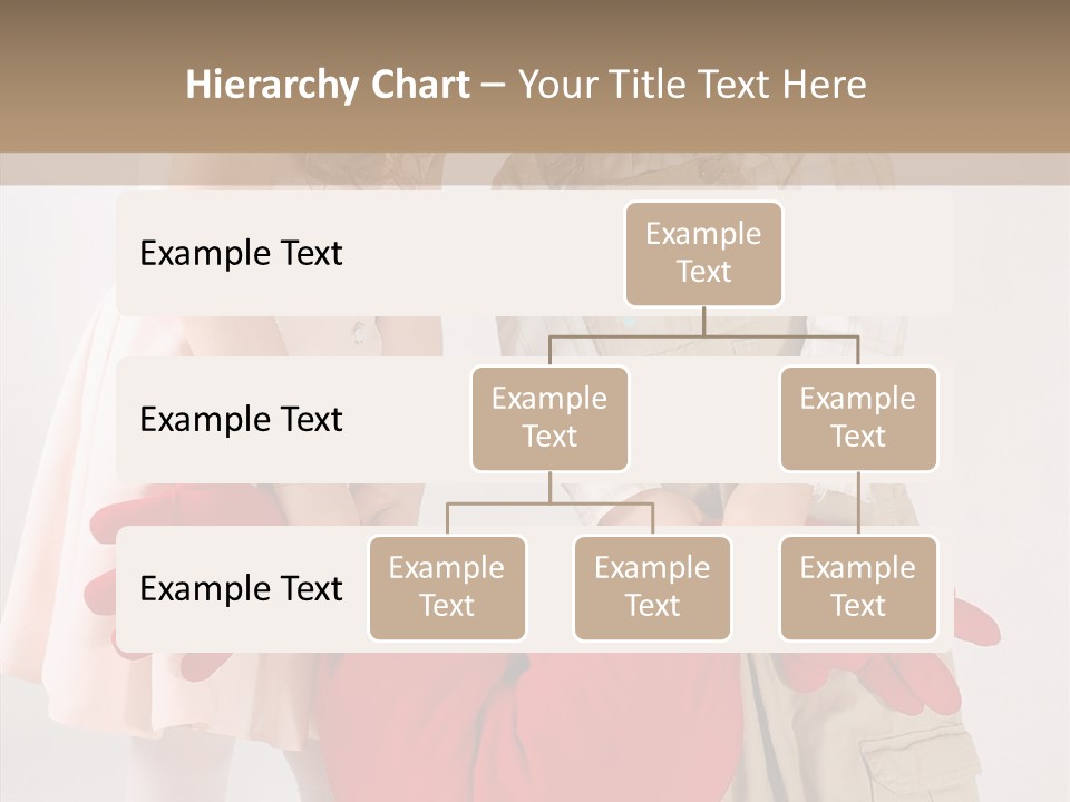 Young Kiss Heart PowerPoint Template