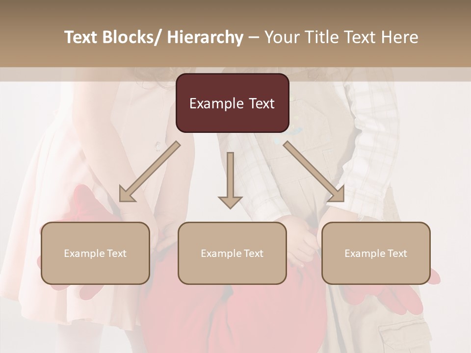 Young Kiss Heart PowerPoint Template
