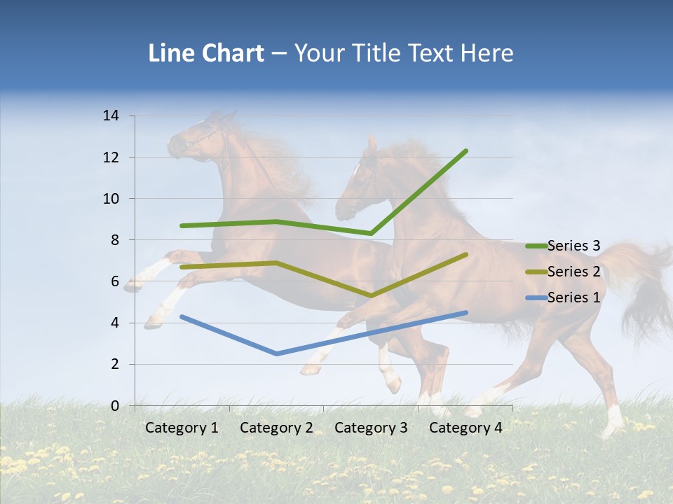 Outside Horse Orange PowerPoint Template