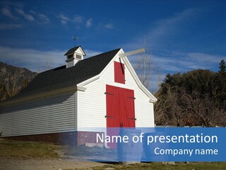 Agriculture Country White PowerPoint Template