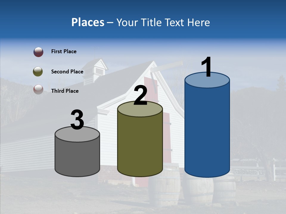 Agriculture Country White PowerPoint Template