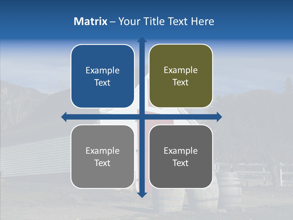 Agriculture Country White PowerPoint Template