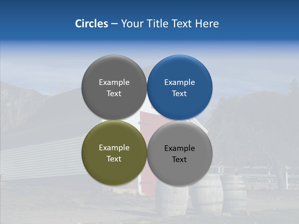 Agriculture Country White PowerPoint Template