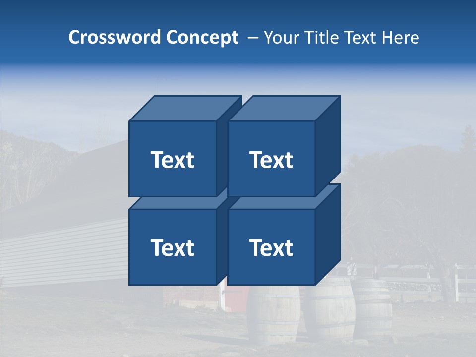 Agriculture Country White PowerPoint Template