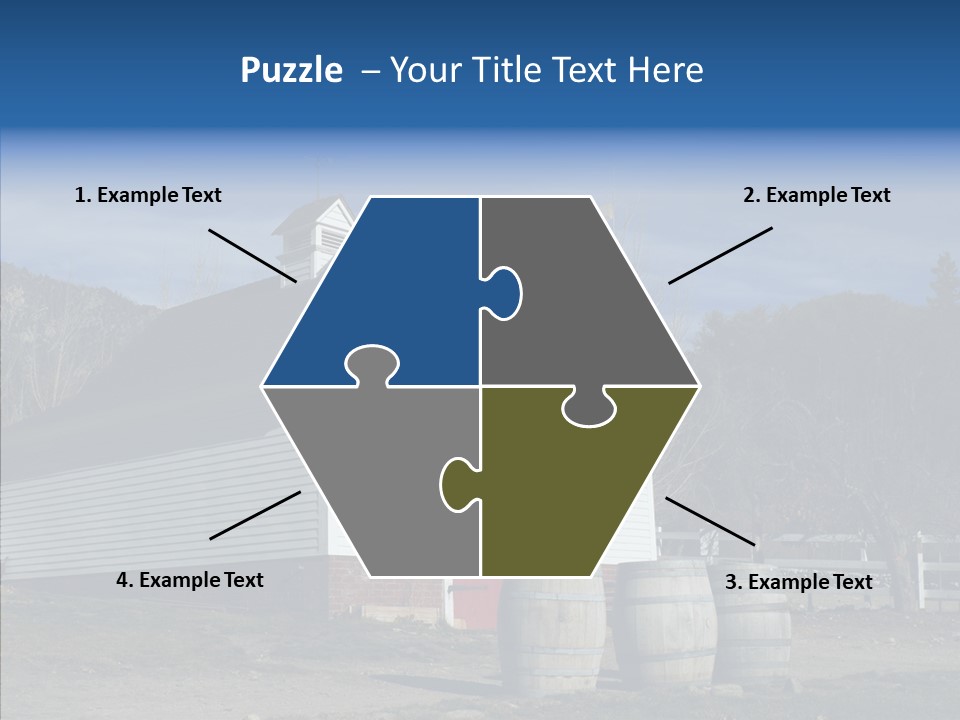 Agriculture Country White PowerPoint Template