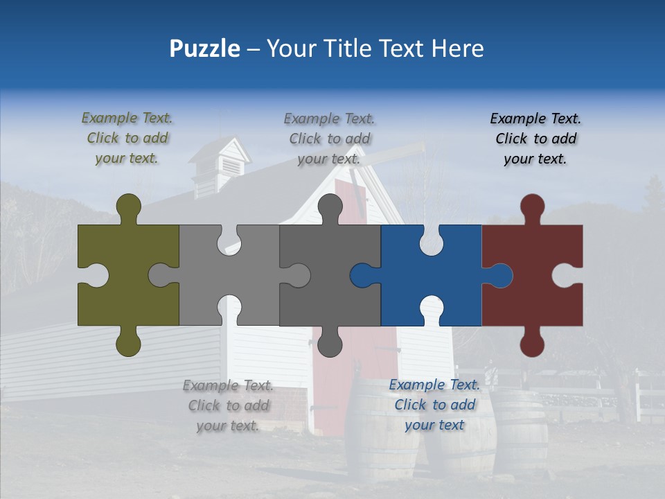 Agriculture Country White PowerPoint Template