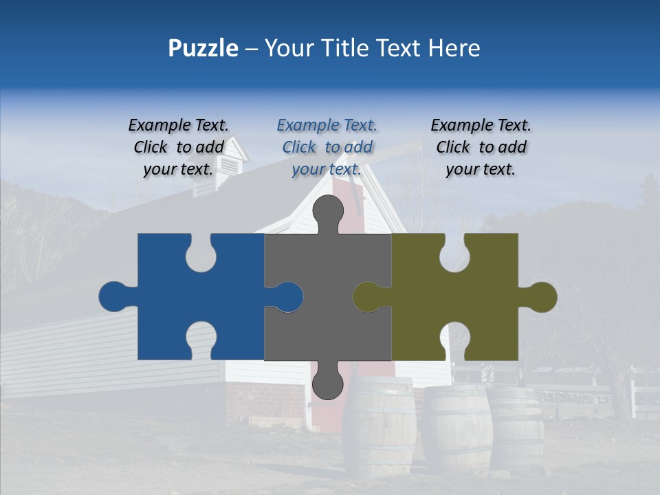 Agriculture Country White PowerPoint Template