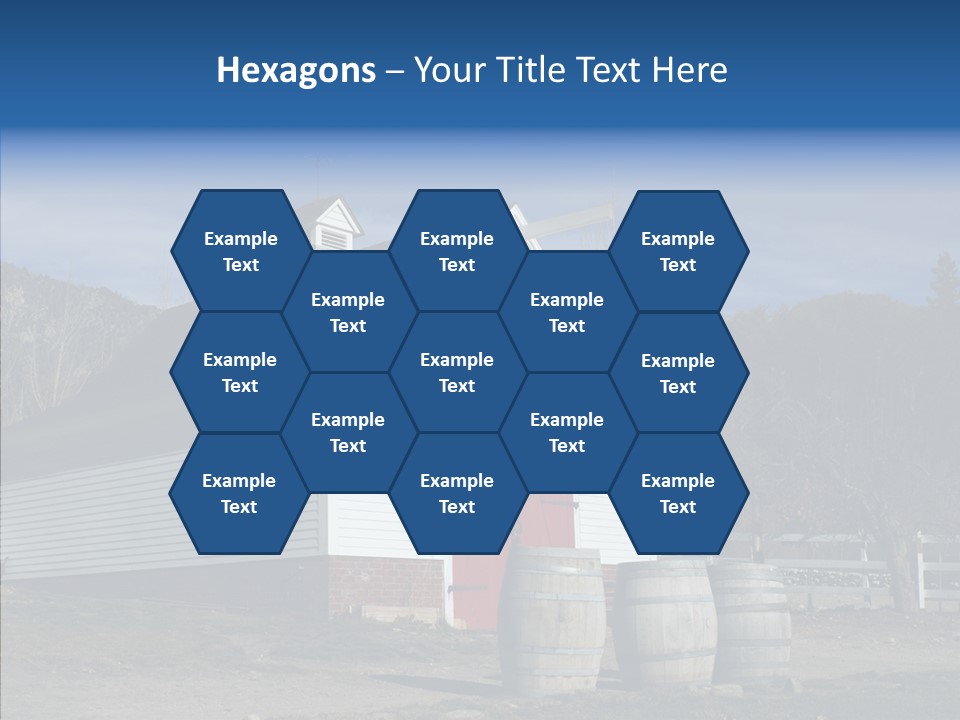 Agriculture Country White PowerPoint Template