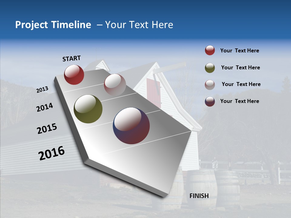 Agriculture Country White PowerPoint Template