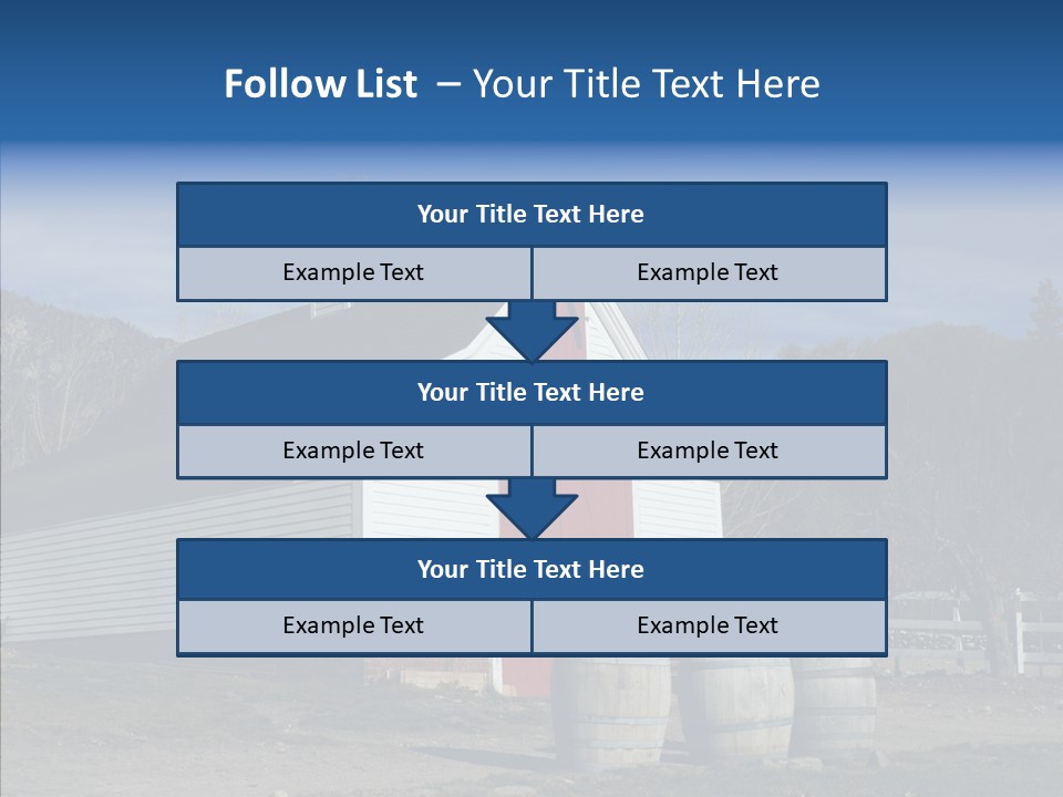 Agriculture Country White PowerPoint Template
