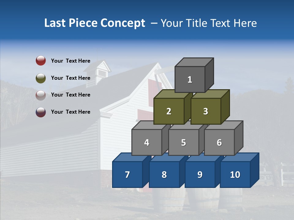 Agriculture Country White PowerPoint Template