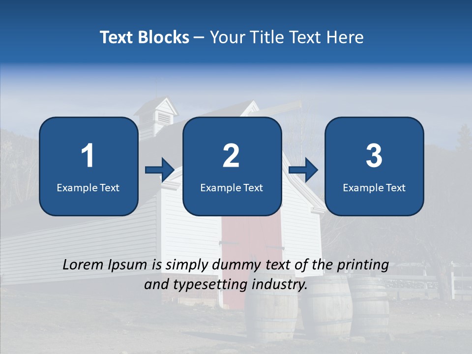 Agriculture Country White PowerPoint Template