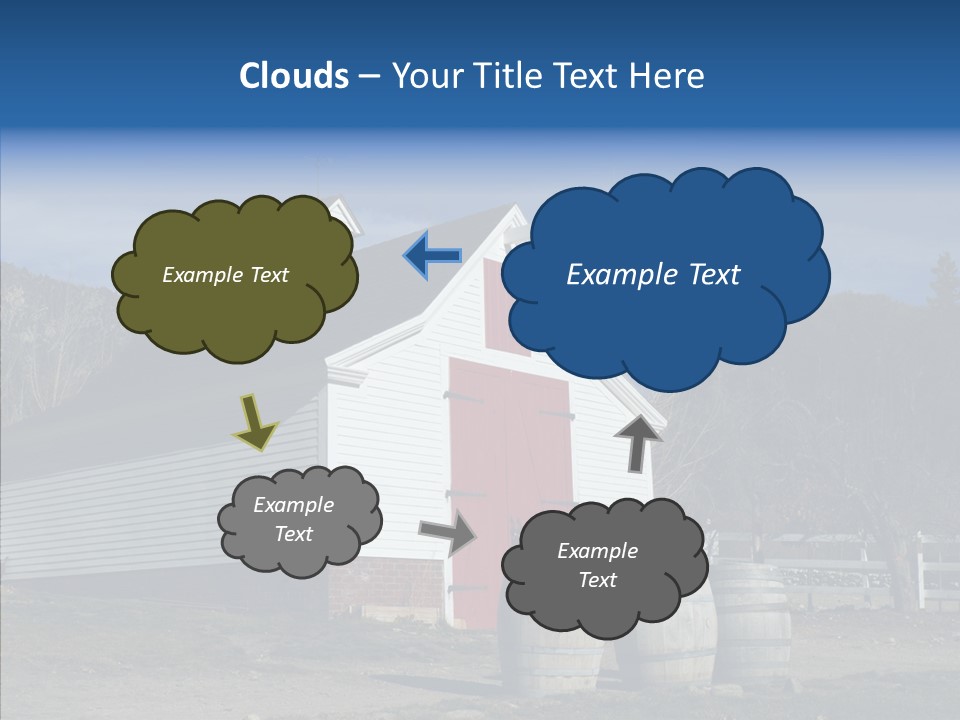 Agriculture Country White PowerPoint Template
