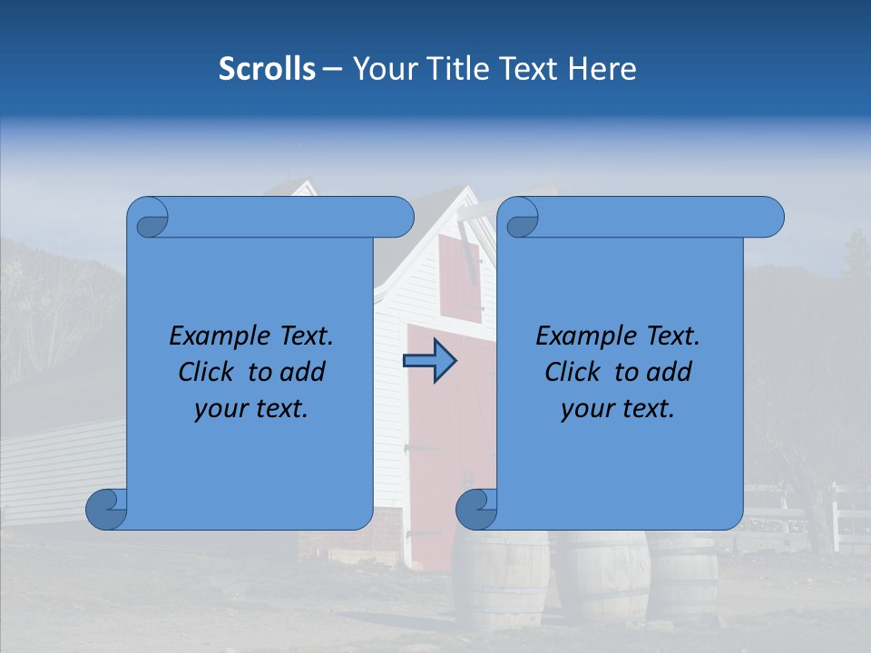 Agriculture Country White PowerPoint Template