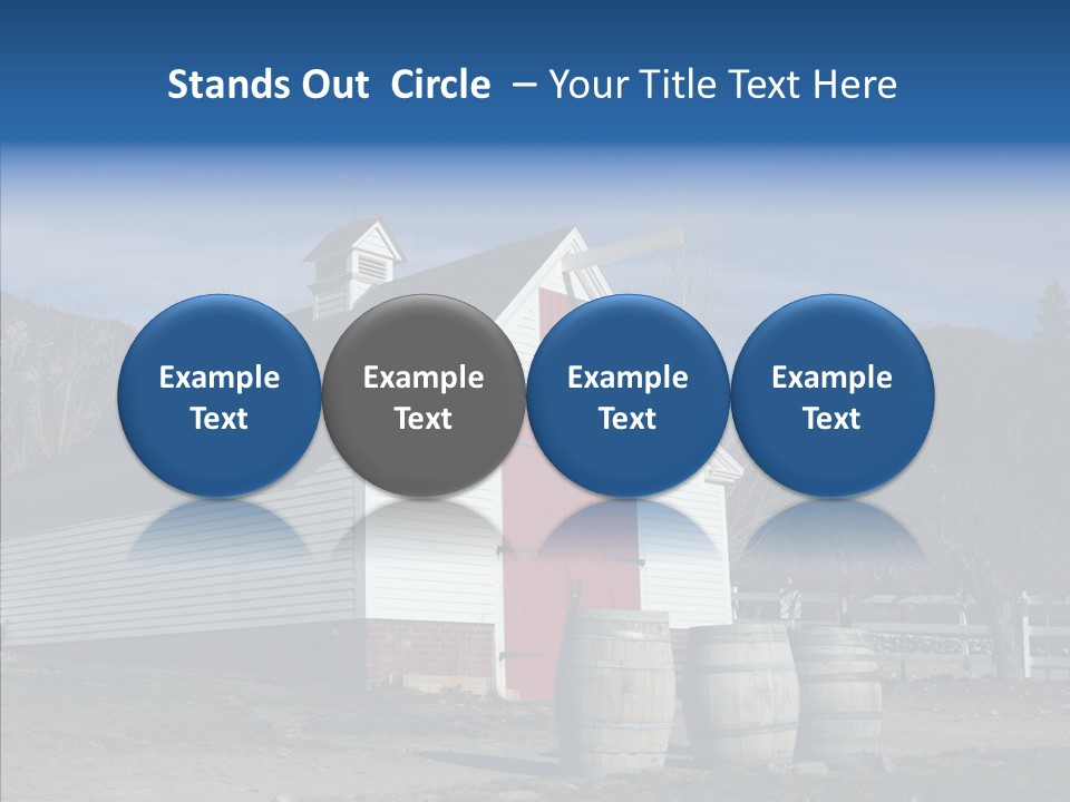 Agriculture Country White PowerPoint Template