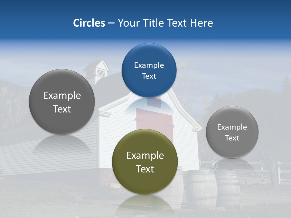 Agriculture Country White PowerPoint Template