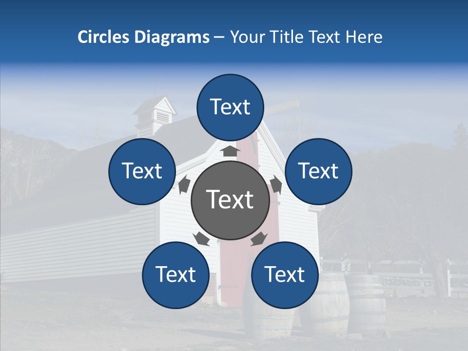 Agriculture Country White PowerPoint Template