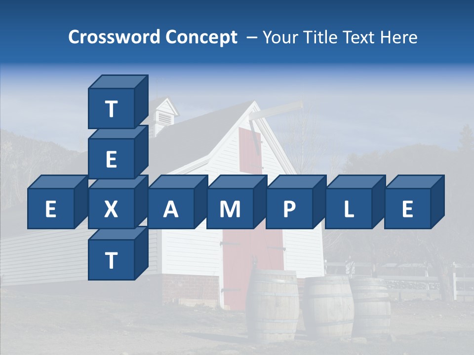 Agriculture Country White PowerPoint Template