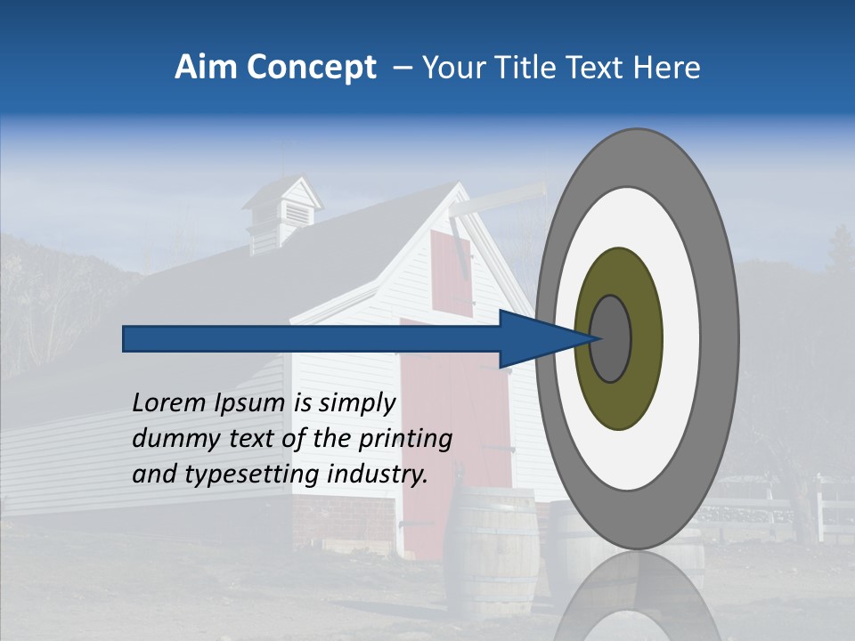 Agriculture Country White PowerPoint Template