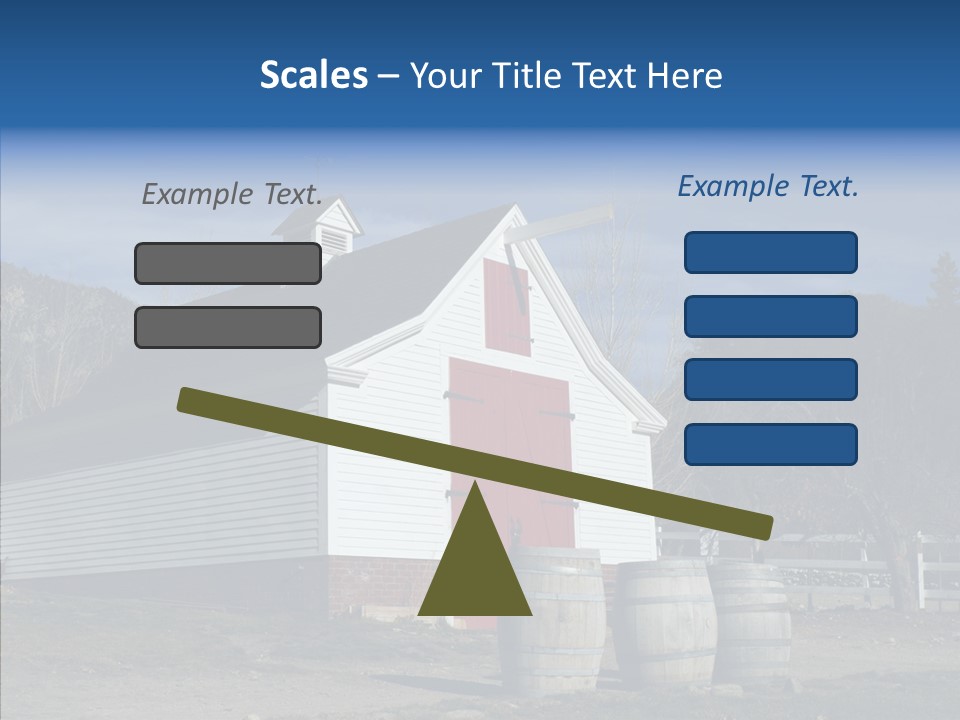 Agriculture Country White PowerPoint Template