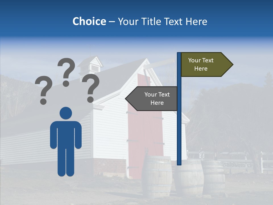 Agriculture Country White PowerPoint Template