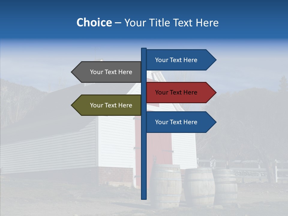 Agriculture Country White PowerPoint Template