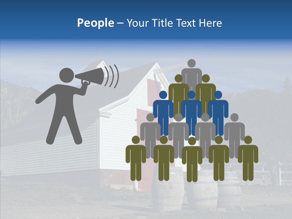 Agriculture Country White PowerPoint Template