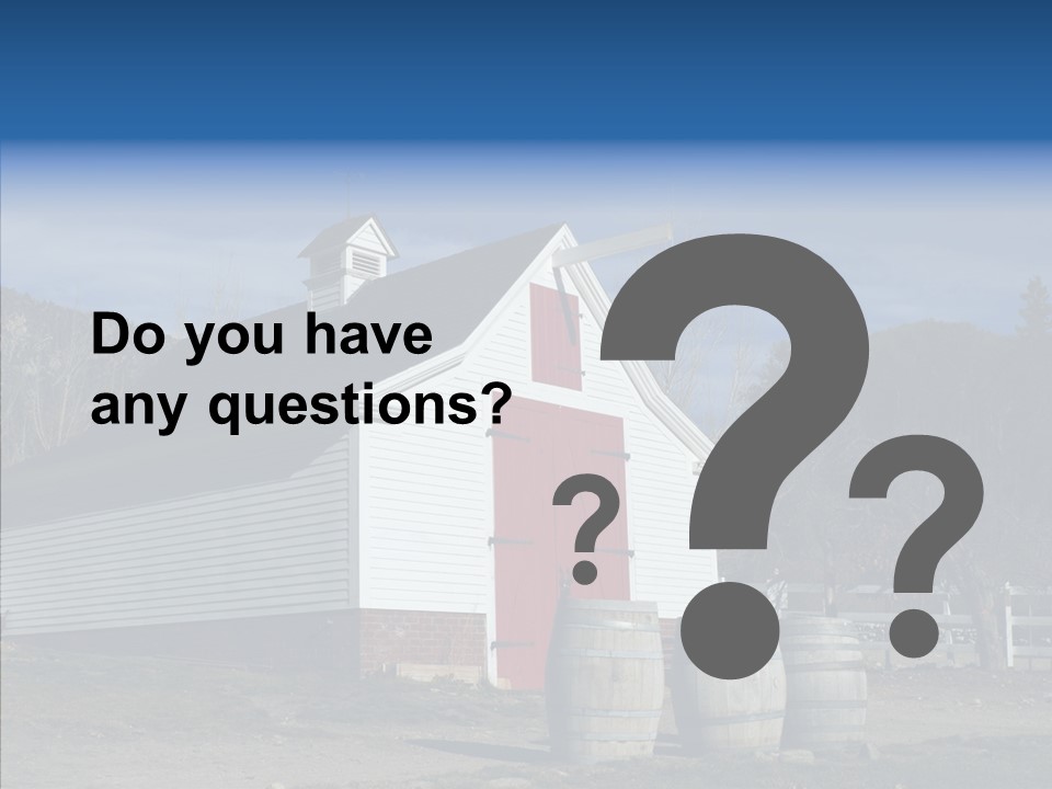 Agriculture Country White PowerPoint Template