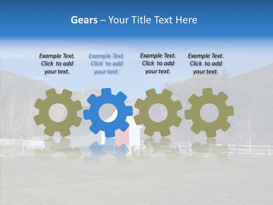 Architecture Dirt Tree PowerPoint Template