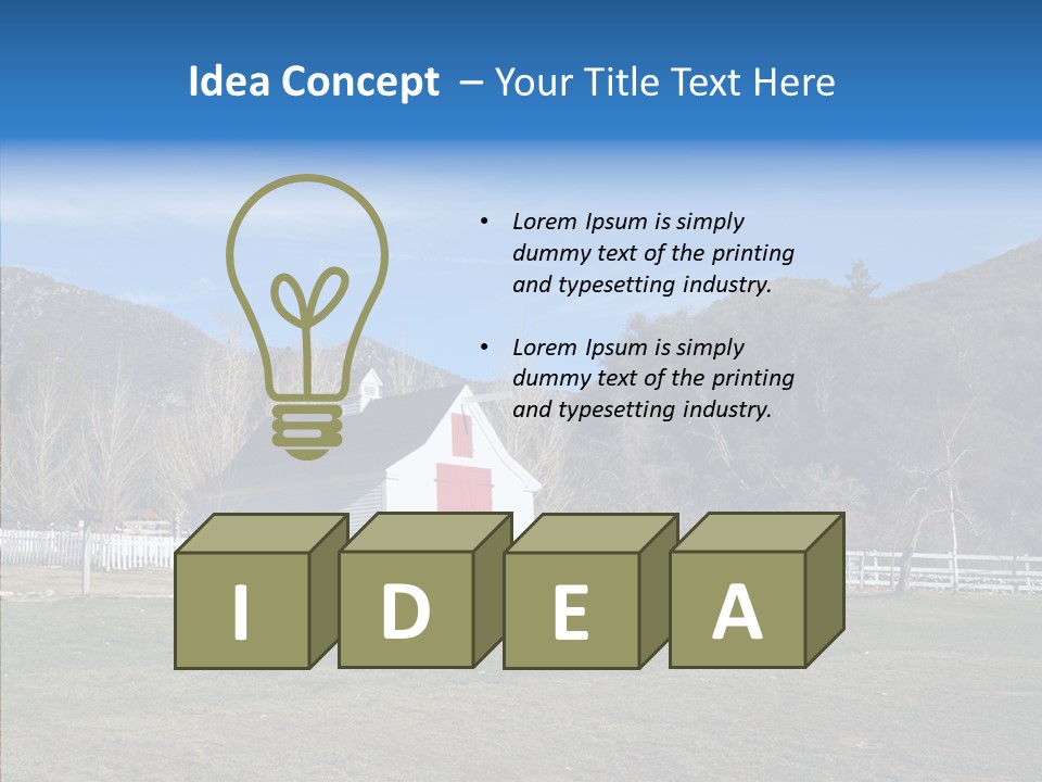 Architecture Dirt Tree PowerPoint Template