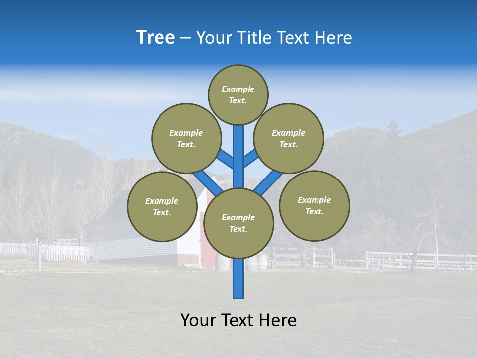 Architecture Dirt Tree PowerPoint Template