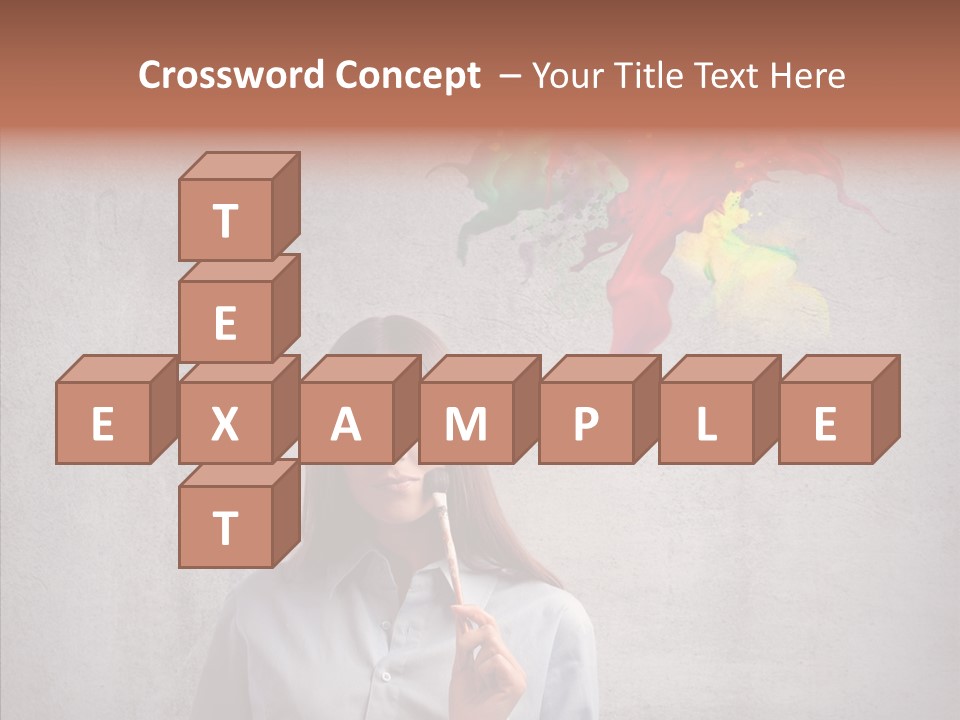 D Blackboard Education PowerPoint Template